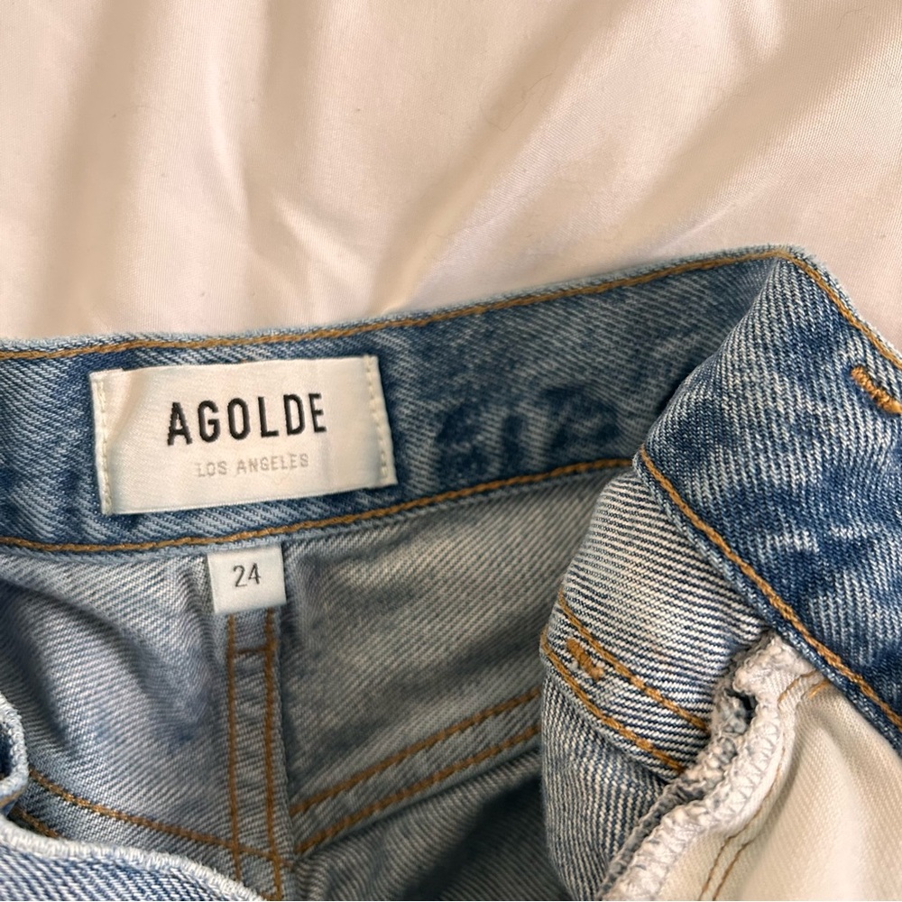 Agolde Stella jean shorts 24 - Picture 8 of 10